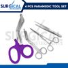 4 Pcs First Aid Paramedic Tools Set Kit For Nurses Surgical Instruments (Purple)