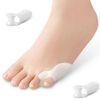 4pcs Little Toe Straightener Separator Valgus Splint Toe Guard Corrector Foot