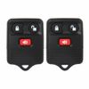 2x Black Keyless Entry Remote Control Key Fob Transmitter Replacement Clicker US