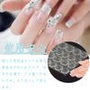 Forahome Double-Sided Tape for Nails, 50 Sheets, Easy to Use, Ultra-Thin, Super Strong Double-Sided Tape for Nails, Jelly Nail Art, Nail Adhesive, Good Adhesion, Fake Nail Tips, Double-Sided Tape for Toe Art (50 Sheets)