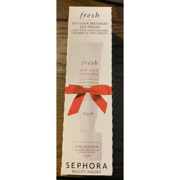 FRESH Soy Face Cleanser & Rose Face Mask NEW! NIB!