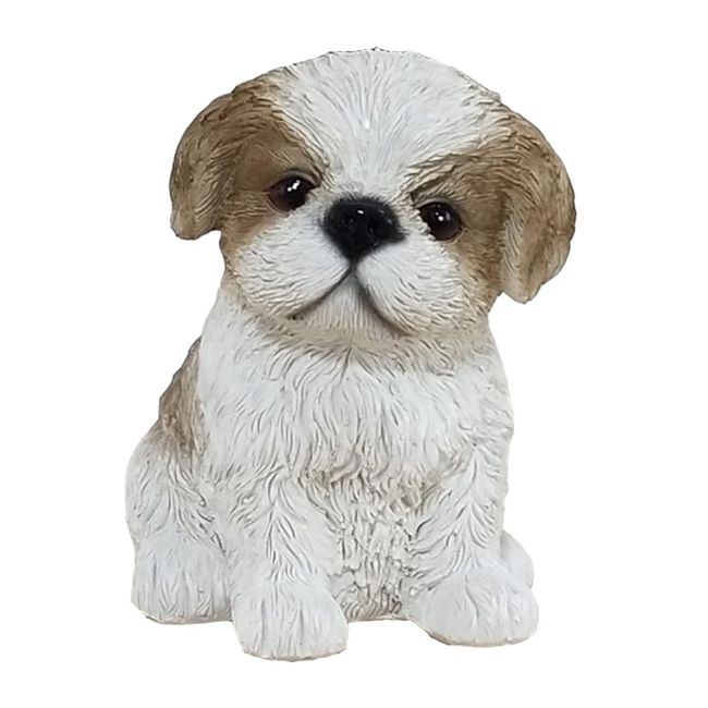 ledmomo Dog Figurine Cute Resin Figurine Object Ornament Real Entrance Store Outdoor