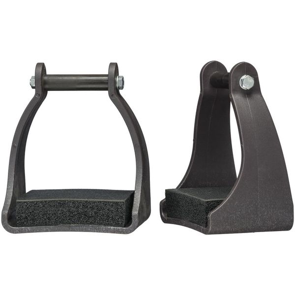 Tough 1 Polymer Cushioned Trail Stirrups 2.5In Bro