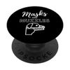 Masks Are Muzzles - Funny Dog Muzzle Meme Human Sheep Muzzle PopSockets Swappable PopGrip