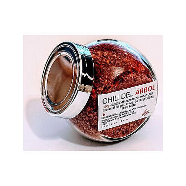 Chilli Del Árbol, sun dried, coarsely ground 100g