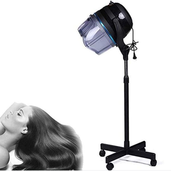 LIKE99 Salon Home Professional Hair Steamer and Conditioning Machine,Hair Furniture Salon Colour Processor,Stand Hair Dryer Hood with Floor Wheel,Adjustable Height,Timer Tempe