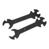 Walfront Multifunction Wrench Set, 2pcs Alloy Portable Multi-Purpose Spanner for 3 Dimensional Printer
