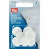 Double Lingerie Buttons, 17 mm, White, 8 Pieces