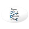 CafePress Handyman Tools Sticker Oval Car Bumper Sticker
