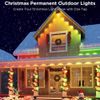 150FT Permanent Outdoor Eaves 108 LED Lights Smart RGB Bluetooth APP Control Kit