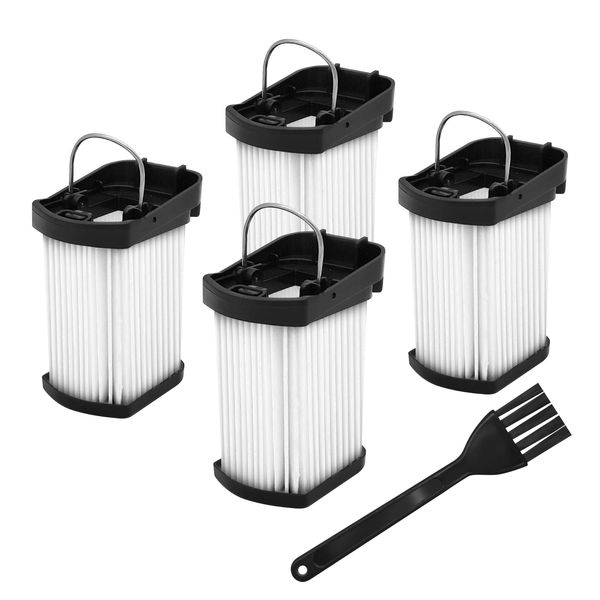 4 Pack Replacement Fabric Filter Compatible with Shark Cordless Handheld Vacuum WV401BL WV401PK WV403BR WV410PR WV410BL, Compare to Part XFFWV400