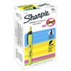 Sharpie 28025 Accent Retractable Highlighters Chisel Tip Fluorescent Yellow Dozen
