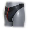 SpecialUnderwear Latex String for Men Pouch Handmade Size: XL, black