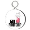 Gift Insanity GOT PROTEIN RED SHAKE LARGE 58mm ROUND KEYRING