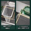 Kitchen Drain [Improved Fixation] Authentic Kitchen Drain Neo No Triangle Corner Net, Triangular Corner Rack, Food Garbage with 100 Nets (White)