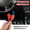 KIMISS OBD2 Cable Adaptor, 12+8 Pin Diagnostic Connector Cable Adapter MSCHRY128 Diagnostic Tool for