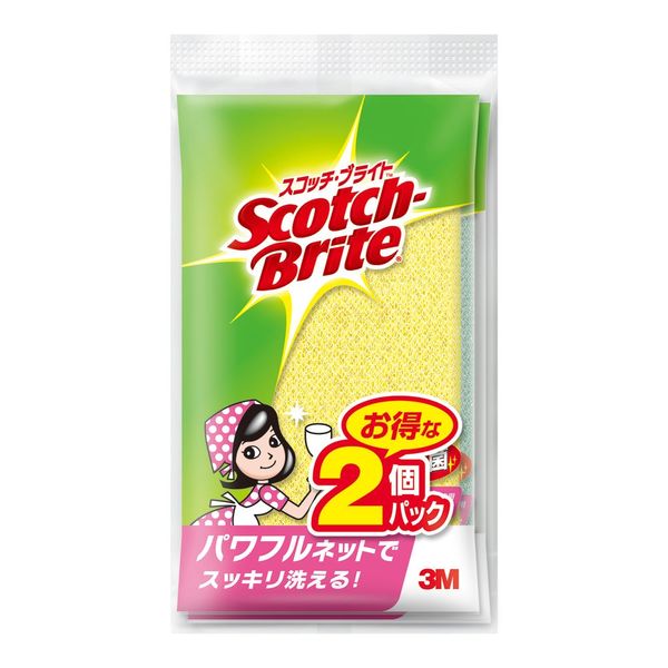 3M Scotch Bright Kitchen Sponge with Anti - Bacterial Net