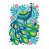 Heritage Crafts Peacock Counted Cross Stitch Kit