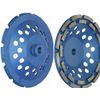 7" Double Row 5/8-11 Thread Concrete Diamond Grinding CUP Wheel Disc Grinder
