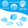 700 Pcs Tile Spacers 1/16 Inch, Horseshoe Shims, U Shape Plastic Shims (Blue)