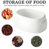 zeeooil Sugar Packet Holder 2 Pieces Ceramic Sugar Containers (White)