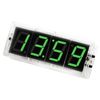 DIY Digital Clock Soldering Kit 4-Digit LED Display with Temperature Sensor, 12H/24H Alarm & Memory Function, STEM Electronics Project for Teens & Adults (Green)