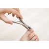 Nipper-type nail clippers for winding nails