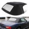 Fit For 1990-2005 Mazda Miata Convertible Upper Window Plastic Soft Top Black
