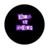 Purple Keep It Moving Purple Graphic PopSockets Adhesive PopGrip