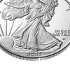 2021 1 oz American Silver Eagle Coin (BU, Type 2)