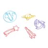 Good Design Works Space Paper Clips, Multicoloured, 39 x 27 mm