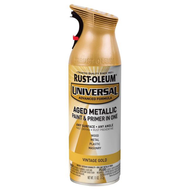Rust-Oleum 334128 Stops Rust Turbo Spray Paint, 24 oz, Gloss Black 