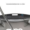 Wasserbeutel für Hip Pack 1,5l, Carbon Grau