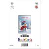 doodlecards Special Boy Christmas Card Snowman Medium Size with Plain Envelope