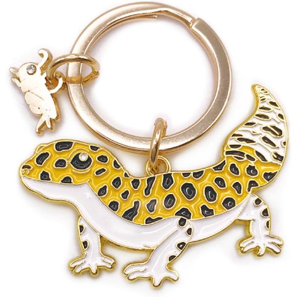 Animal Key Ring [Leopard Lizard] Animal Cute Key Chain Z0135/KH