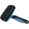 Pets First Self Cleaning Slicker Brush for Dogs & Cats Safe & Fine Bristles