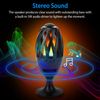 LED Flame Speaker Torch Atmosphere Outdoor Wireless Stereo Flickers Speakers US