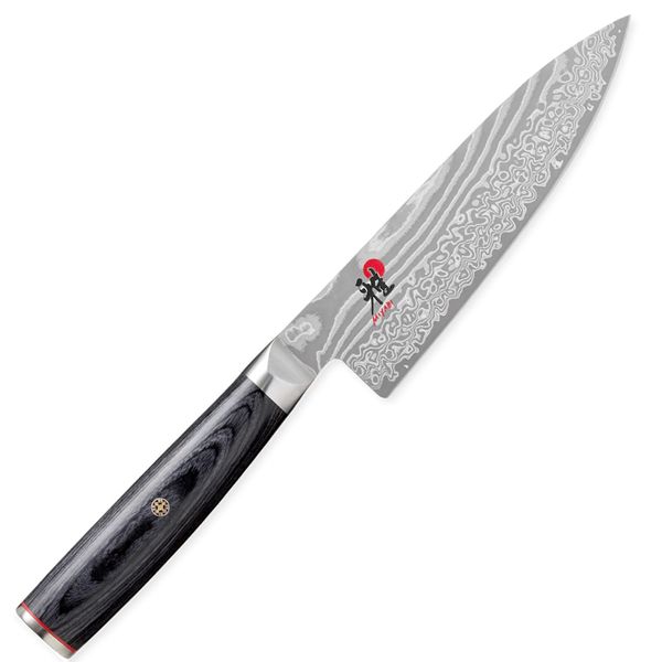 MIYABI 34681-161 5000FC-D Chef’s Knife, 6.3 inches (160 mm), Damascus Chef's Knife, Medium Knife, Multi-Layer Steel, Stainless Steel, Made in Seki City, Gifu Prefecture, Japan