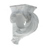 Urbanest Cameau Drapery Sconce, 2-inch Diameter, White Marble