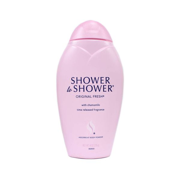 Shower To Shower Original Body Powder, 8 Ounces (1 Pack)