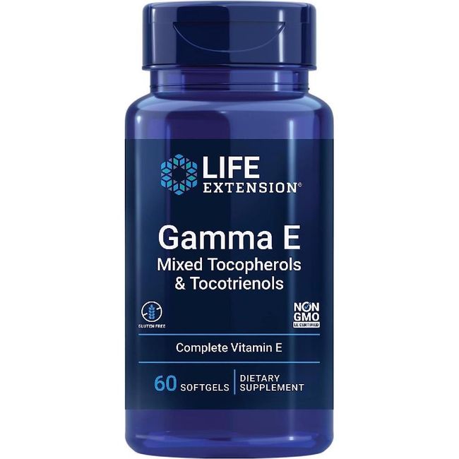 Life Extension Gamma E Blend Vitamin E Softgels 60 Tablets