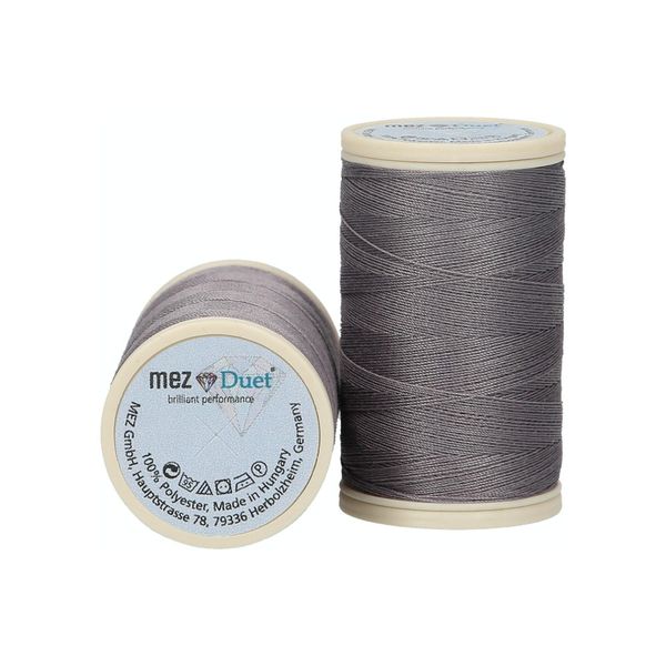 MEZ D4646-5024 Nähgarn, Polyester, 5024 Grau, 200 m, meter