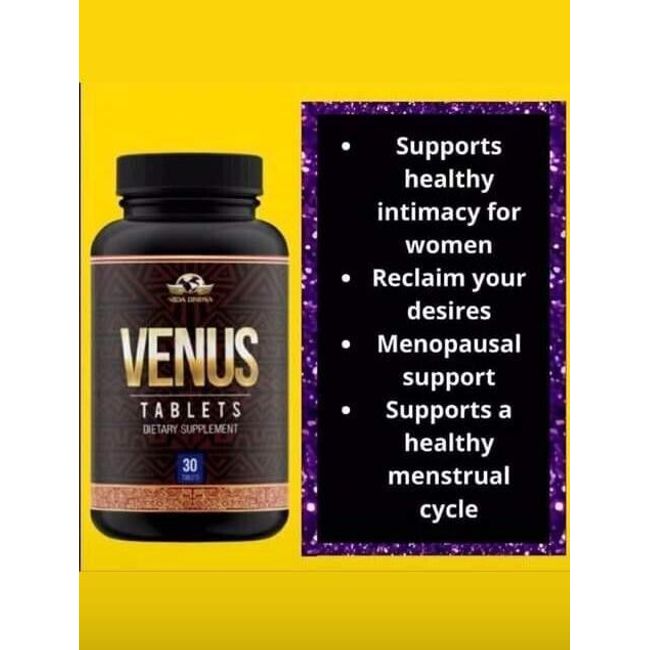 Venus Tablets; Female Vitamin Supplement Boosts Health