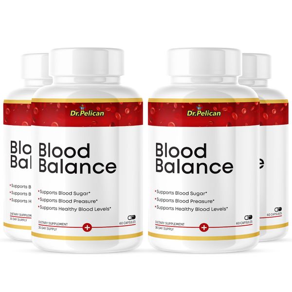 Blood Balance- Blood Support- 4 Bottles- 240 Capsules