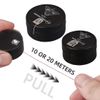 Pre-Inked Brow Mapping String - 10m Round Brow Mapping String, Pre-Inked Thread for Precision Microblading, Permanent Makeup and Cosmetic Tattoo, Brow Mapping String for Brow Shaping - (Black)