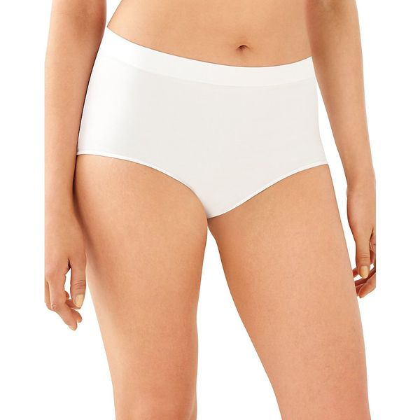 Bali Womens One Smooth All Over Smoothing Panty Briefs-underwear, White, Medium US