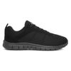 Mens Black Lace Up Trainer - Size 9 UK - Black