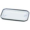 Melamine "? Apple" Corner Plate – Medium – 341 K [Number] rkk26