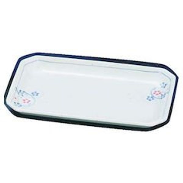 Melamine "? Apple" Corner Plate – Medium – 341 K [Number] rkk26
