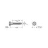 Stainless Steel Swivel Pad Eye w/locking quick link 800#